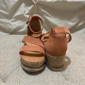 Dolce Vita Peach Espadrille Sandals